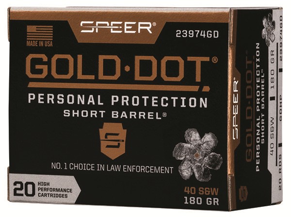 SPEER 23974GD 40SW180GDHP 20 - Browning Black Friday Blowout